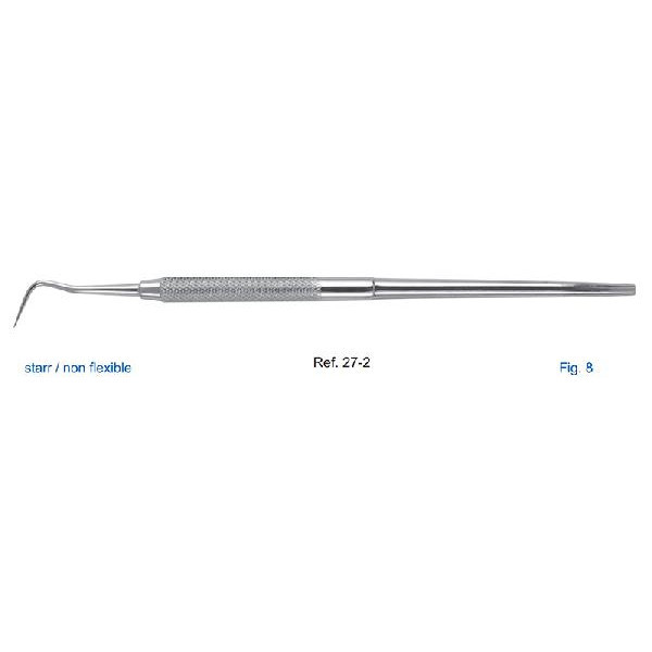 Зонд односторонний жесткий, форма 8, HLW Dental Instruments (Германия)