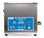 VBS-10DP - ультразвуковая ванна с регулируемой мощностью УЗ, дегазацией, подогревом и цифровым управлением, 10 л, мощность 240 Вт | Vilitek (Россия)